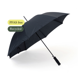 NEW!Save &ndash; our best-selling and most popular umbrella &ndash; PFAS-free, with an improved design and a lower climate impact!Save has been developed for a more sustainable future. Instead of the traditional water-repellent treatment, where PFAS has long been the global standard, we have chosen an alternative method completely free from harmful chemicals.The umbrella features panels made from R-PET fabric, which reduces its climate footprint and ensures a longer, more sustainable lifecycle. This 8-panel umbrella combines strength, style, and functionality to provide reliable protection in all kinds of weather.With a diameter of 102 cm, Save offers generous coverage for one person. Thanks to its fiberglass ribs and sturdy metal shaft, it stands up to both wind and rain. The extended EVA foam handle provides an ergonomic grip, and the automatic opening mechanism makes it easy to use with just one press of a button.Save is the perfect choice for anyone looking for an affordable, durable, and PFAS-free umbrella &ndash; appreciated by many.