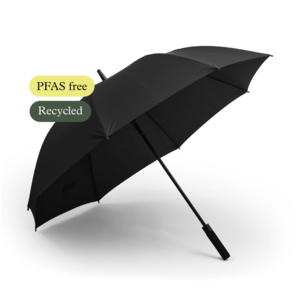 NEW! Shade is a robust and elegant city umbrella for those who want maximum rain protection without compromising on design or quality. What makes it special is that it is completely PFAS-free and made with care for both people and the environment. Instead of the traditional water-repellent treatment, an eco-friendly method without harmful chemicals is used &ndash; just as effective against rain, but much kinder to nature.The umbrella features panels made of R-PET fabric, providing a lower climate footprint and a more sustainable life cycle. With an impressive diameter of 120 cm, it offers generous protection for both you and your belongings &ndash; perfect even for two people walking together.The straight EVA foam handle is soft, ergonomic, and provides a secure grip. Thanks to its automatic opening mechanism, the umbrella is quick and easy to handle.Shade is built for tough conditions &ndash; with a sturdy fiberglass shaft and durable fiberglass ribs that make it flexible and wind-resistant. Shade is the perfect choice when you want an extra strong, reliable umbrella designed to withstand the elements.