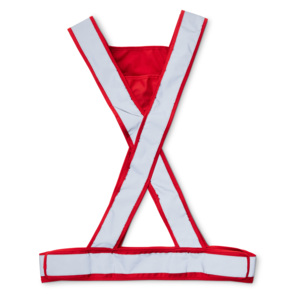 NEW PRODUCT! Our popular reflective harness Ex is now available in more colours! Of course we only sell CE approved reflective products. This harness is approved according to EN 13356:2001. Wide reflective bands over torso and waist increases the visibility and safety in the dark. The Velcro in the sides makes it possible to adjust for best comfort and fit. Imprints can be placed on the triangles on front and back. The model is available in yellow, black, orange, green, blue, red and pink in sizes S/M and L/XL.
