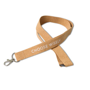 A lanyard that stands out and that feels well adapted as well thought out to the right customer group. We are thinking directly of the large forest companies, you might be thinking of the flooring company? Repeated 1-color print included, as well as carabiner and safety bracket. Minimum order quantity: 500 pcs.