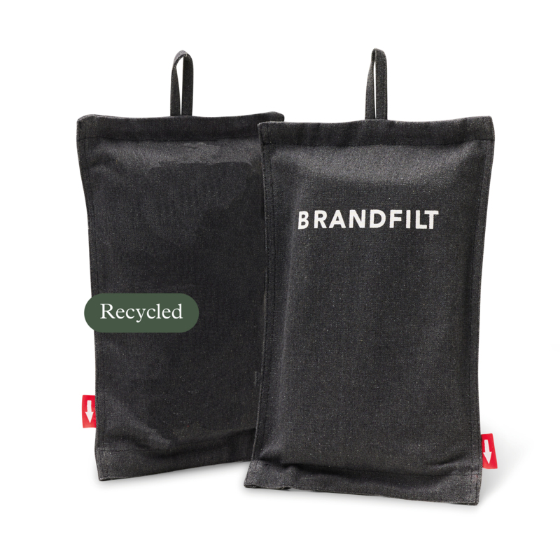 NEW! Our popular fire blanket cover in canvas is now also available with a neutral front &ndash; meaning without the pre-printed word FIRE BLANKET. This gives you more creative freedom when designing your own custom print. Please specify in your order whether you want the cover with or without the fire blanket text.The cover is made from 400 gsm recycled cotton &ndash; a thoughtful gift that can help save both lives and property when kept easily accessible at home, in the cabin, car, or boat.Sustainability is one of our core values. That&rsquo;s why the cover is made from recycled cotton in a CSR-approved factory that takes social responsibility seriously.The cover is available with two fire blanket size options: 120 x 120 cm or 120 x 180 cm, both recommended by the Swedish Civil Contingencies Agency (MSB) and the Swedish Fire Protection Association. Both blanket options are made from fiberglass fabric and approved according to EN 1869:2019.The prices below refer to the cover complete with a 120 x 120 cm fire blanket.Clear, easy-to-follow instructions are printed on the back of the cover, and a more detailed information leaflet is included inside &ndash; available in Swedish, Norwegian, Danish, Finnish, and English.