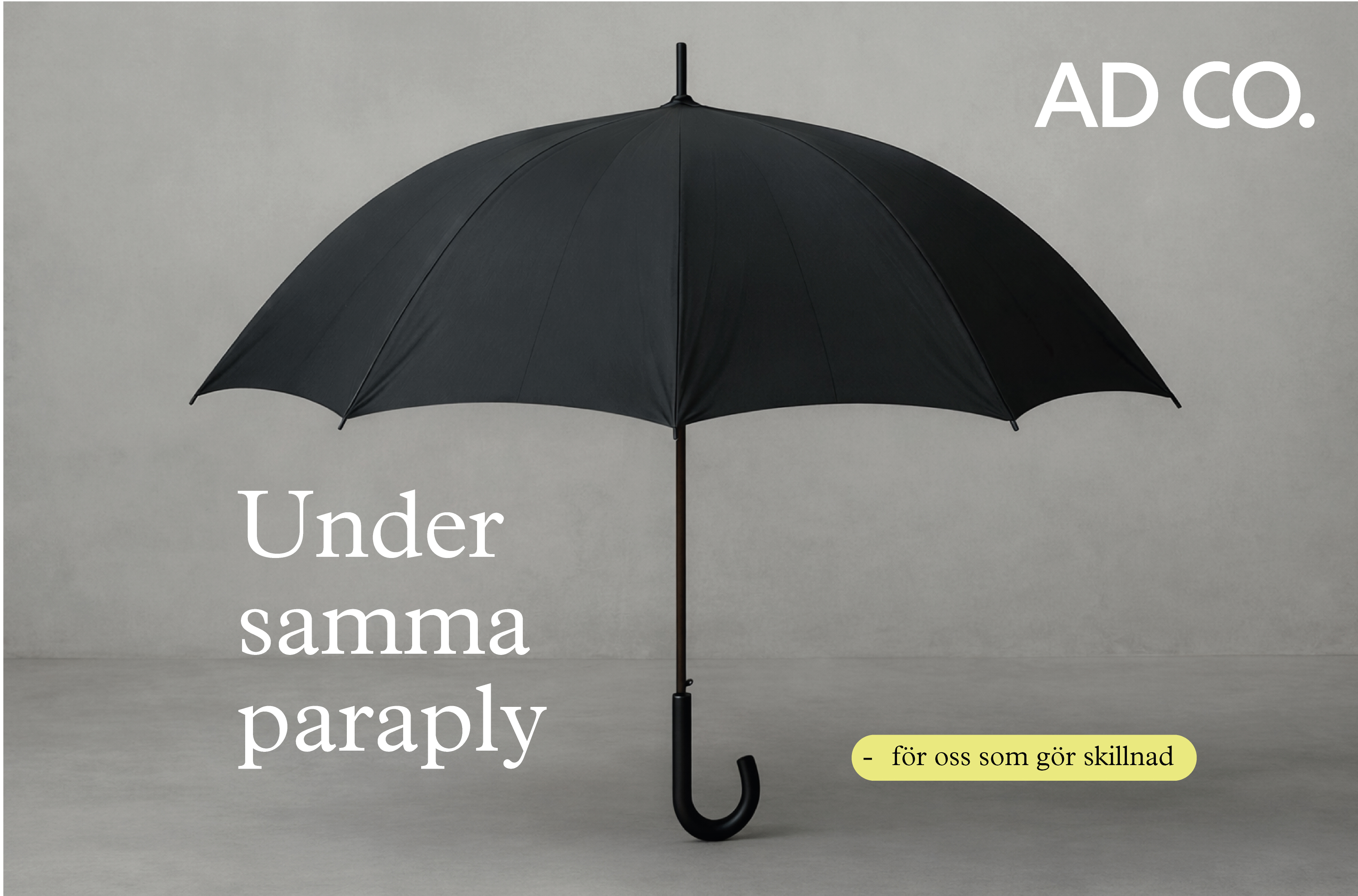 N&auml;r du v&auml;ljer v&aring;ra PFAS-fria produkter med l&auml;gre klimatavtryck tar du en tydlig position i en fr&aring;ga som p&aring;verkar v&aring;r gemensamma framtid.&rdquo;Under samma paraply&rdquo; samlar oss, som vill ligga steget f&ouml;re och f&ouml;rst&aring;r att h&aring;llbara val inte bara st&auml;rker milj&ouml;n, utan &auml;ven varum&auml;rket.