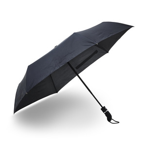 A collapsible compact umbrella that is our highest quality, long-lasting, and wind-resiliant. Made with six panels with automatic extension and folding. Handle in grip-friendly rubber with wrist strap. Comes with a practically designed case.