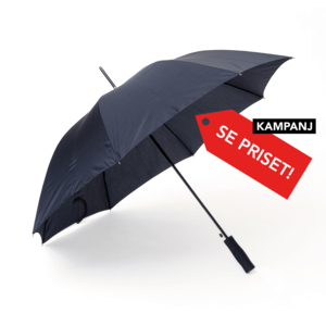 Kampanj! Vi kommer uppdatera vår storsäljare Save till 2.0, därför erbjuder vi nu detta populära paraply till kampanjpris där ett 1-färgs screentryck ingår! Paraply Save är ett stadigt och prisvärt 8-panels paraply med automatisk uppfällning, där man får mycket paraply för pengarna. Kraftigt svart stålskaft, metallspröt och ett greppvänligt rakt EVA-foam handtag.  Paneltygets kvalitet kallas Pongee och ger en högre kvalitet och finare finish vid tryck. Vi reserverar oss för slutförsäljning - se aktuellt lagersaldo nedan.