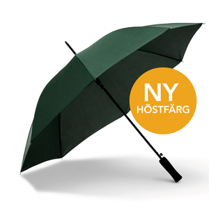 NYHET! Vår storsäljare Save kommer nu i nya höstfärger! Save är ett stadigt och prisvärt 8-panels paraply med automatisk uppfällning. Kraftigt svart stålskaft, metallspröt och ett greppvänligt rakt EVA-foam handtag, som är väldigt populärt. Paneltygets kvalitet kallas Pongee och ger en högre kvalitet och finare finish vid tryck.Storlek uppfällt - 102 cm i diameter, 83 cm ihopfällt. 