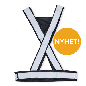NYHET! Vår populära Ex väst i X-modell kommer nu i fler färger! Naturligtvis säljer vi bara CE godkänd reflexer. Denna är godkänd enligt EN 13356:2001 Breda reflexer över torso och midja ökar synbarheten och tryggheten i mörker för användaren. Kardborrefästen i sidorna gör det möjligt att reglera för bästa komfort och passform. Tryckyta i trianglarna fram och bak. Modellen finns i både gult, svart, orange, grönt, blått, rött och rosa i S/M och L/XL.