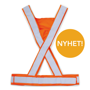 NYHET! Vår populära Ex väst i X-modell kommer nu i fler färger! Naturligtvis säljer vi bara CE godkänd reflexer. Denna är godkänd enligt EN 13356:2001 Breda reflexer över torso och midja ökar synbarheten och tryggheten i mörker för användaren. Kardborrefästen i sidorna gör det möjligt att reglera för bästa komfort och passform. Tryckyta i trianglarna fram och bak. Modellen finns i både gult, svart, orange, grönt, blått, rött och rosa i S/M och L/XL.