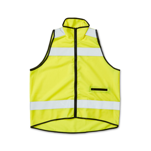 CE-approved fluorescent vest that is functionally designed with a collar and pocket with a zipper. The vest zipper in the front is made from sturdy plastic, and the back section of the vest is longer for extra surface for printing and visibility at the rear. Suitable on the running track or for a city walk as it provides increased visibility in traffic. Approved according to EN ISO 20471: 2013 class 1. Delivered in a case. When printing on the vest - According to CE standard, the background material may be covered with a total of 3815 cm2, of which a maximum of 1712 cm2 on the front.