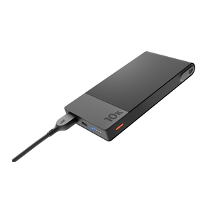 NYHET! En höghastighetsladdande Powerbank på 10.000 mAh från ansedda GP, som står för premiumkvalitet och hög säkerhet! Trygghet för dig! M2 PowerBank laddar din telefon till mer än 55% på bara 30 minuter! En fulladdad M2 Powerbank räcker till hela två laddningar för din smartphone. Om du har hörlurar och smartwatch, kan de laddas ännu fler gånger. Dess sex inbyggda säkerhetsskydden ger dig trygghet. De ser till att dina enheter laddas säkert och skyddar dem mot loopbacks, överladdning, urladdning, kortslutning, överbelastade in- och utgångar, överhettning, för låg temperatur och andra möjliga faror. Denna Powerbank kommer du ha nytta av i flera år framåt.Dessutom Red Dot winner 2022 - En internationell designutmärkelse för god formgivning...........................................................................................................................                                                                                 Input: [USB-CPD] DC 5V/3.0A, 9V/2.0A, 12V/1.5A (18.0W Max.) Output: [USB-CPD] DC 5V/3.0A, 9V/2.22A, 12V/1.67A (20.0W Max.) [USB-A]DC 5V/4.5A, 9V/2.0A, 12V/1.5A(22.5W Max.) [USB-C+USB-A]DC 5.0V/3.0A (15W Max.)Vikt 210 g.