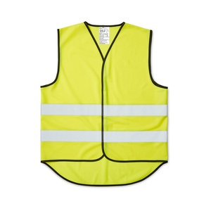 CE-approved fluorescent vest in unisex model with velcro at the front. The reflectors around the vest are 55mm wide. Designed with an extended rear section that provides visibility and extra surface for printing. The warning vest is approved according to EN ISO 20471, class 2. It is approved to be worn in most workplaces that require extra visibility, day and night. Delivered in a case.When printing on the vest - According to CE standard, the background material may be covered with a total of 1120 cm2, of which a maximum of 697 cm2 on the front.Right now we are offering a free film charge if you choose to print the message of mindful distancing.