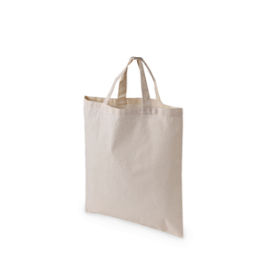 Bag in cotton. Simple yet versitile model without gussets, suitable for trade fairs.