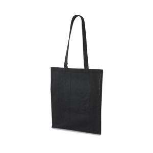 Very affordable bag made of thin 100 gram flexible cotton. Simple model without gussets with a handle length of 75cm that is suitable to carry both over the shoulder and in the hand.