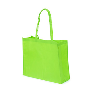 Shopping bag in non-woven material. Gussets in both bottom and the sides. Reinforced handles make this a suitable and reusable model for the grocery store. Please note: Printing price only for 1-color printing. For multi-color printing - contact us for a quote.