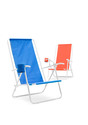 Beach chairs - a great summer gift! Order 100 or more from the factory and get the opportunity to make this summer's corporate gift unique with close to 30 different fabric color choices and 4 different frame colors - black, white, grey and silver. This is a sturdy beach chair with fabric of 600D polyester and a reinforced steel frame. A cup holder and two sitting positions make this chair extra comfortable! A company logo on the back of the chair is a perfect advertising space on the beach. See product sheet for color selection on frame and fabric. We are happy to help you produce sketch suggestions.Please note, this product does not apply to free shipping for web orders. Film charge will be added with recommended price of 740 SEK / color. The minimum quantity from the factory is 100 pcs. Ordering less than 100 is not possible with colored chairs. If the order is smaller then we refer to black chairs from our warehouse to fill the order.